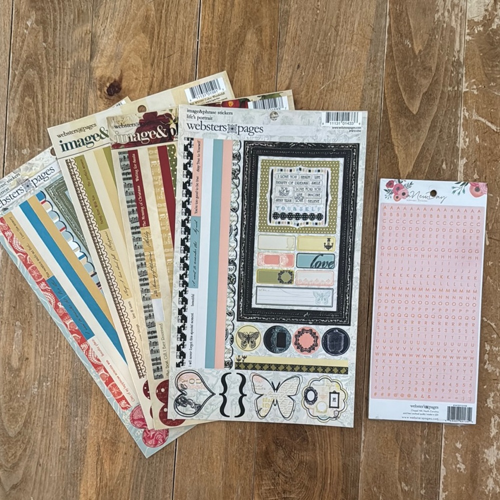 Webster's Pages Scrapbooking Stickers